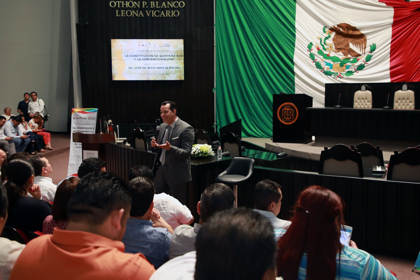 Inicia en el Congreso Quintana Roo la Conferencia Magistral “La Constitución de Quintana Roo y la Convencionalidad”