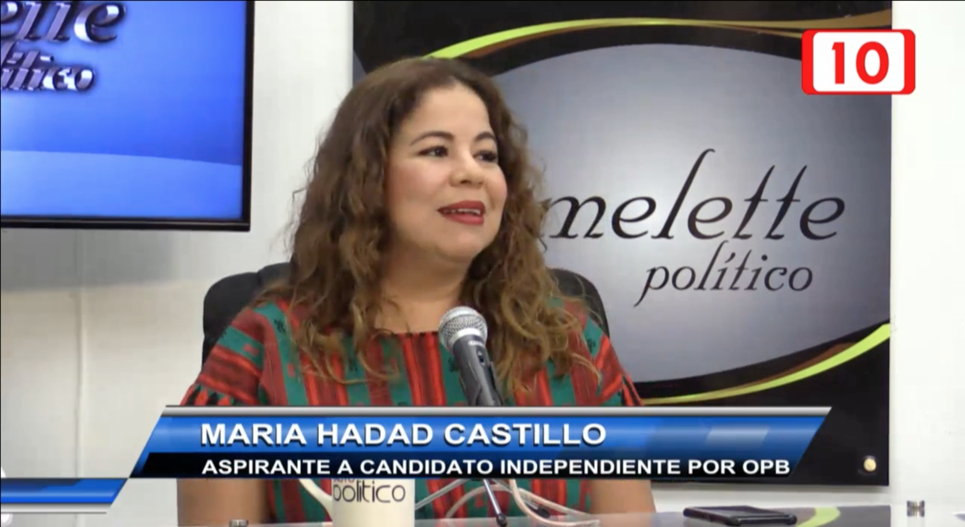 Entrevista con María Hadad Castillo aspirante a Candidato por el PRI por OPB