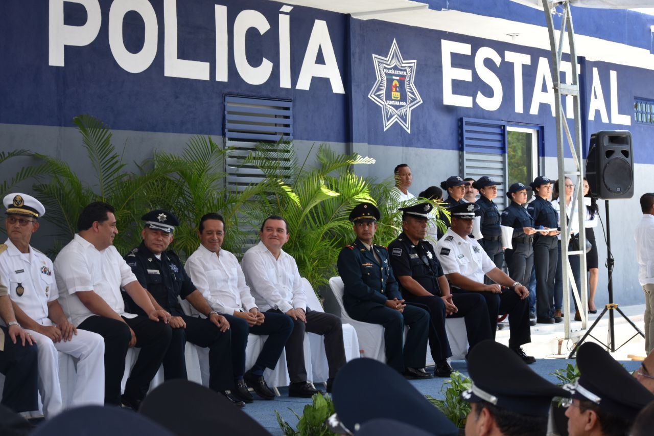 Inauguran las instalaciones de la Base de Operaciones de la Policía Estatal en el municipio de Tulum