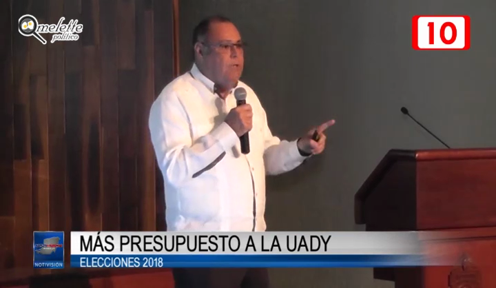 Zavala Castro ofrece incrementar presupuesto de la UADY