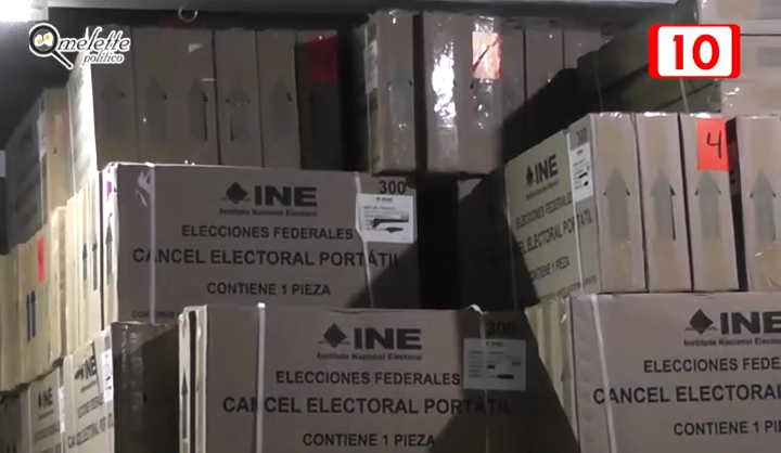 INE tiene papelería faltante por recibir