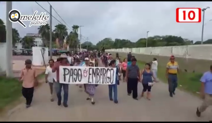 Manifestación de ex trabajadores