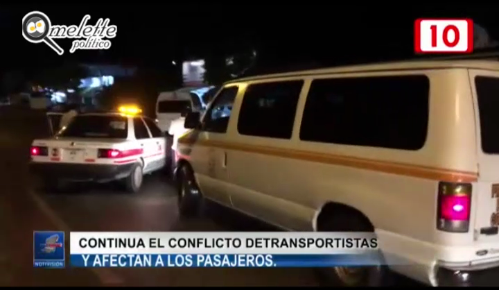 USUARIOS AFECTADOS POR CONFLICTO TAXISTA