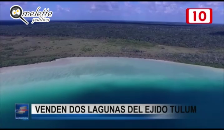 VENDEN DOS LAGUNAS DEL EJIDO TULUM