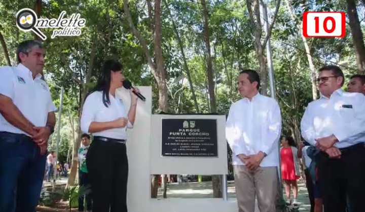 LAURA FERNANDEZ PRESENTA OBRAS VIEJAS AL GOBERNADOR