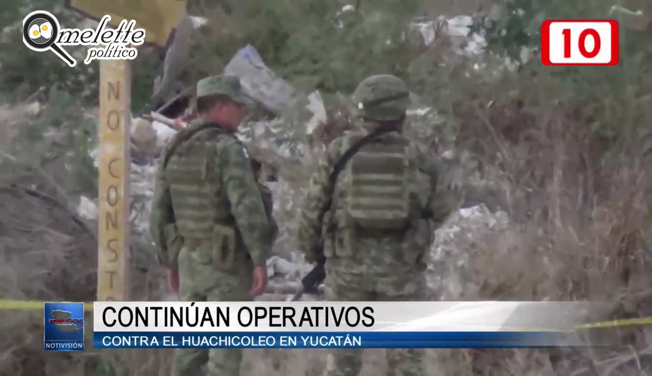 Continúan operativos contra el huachicoleo en Yucatán