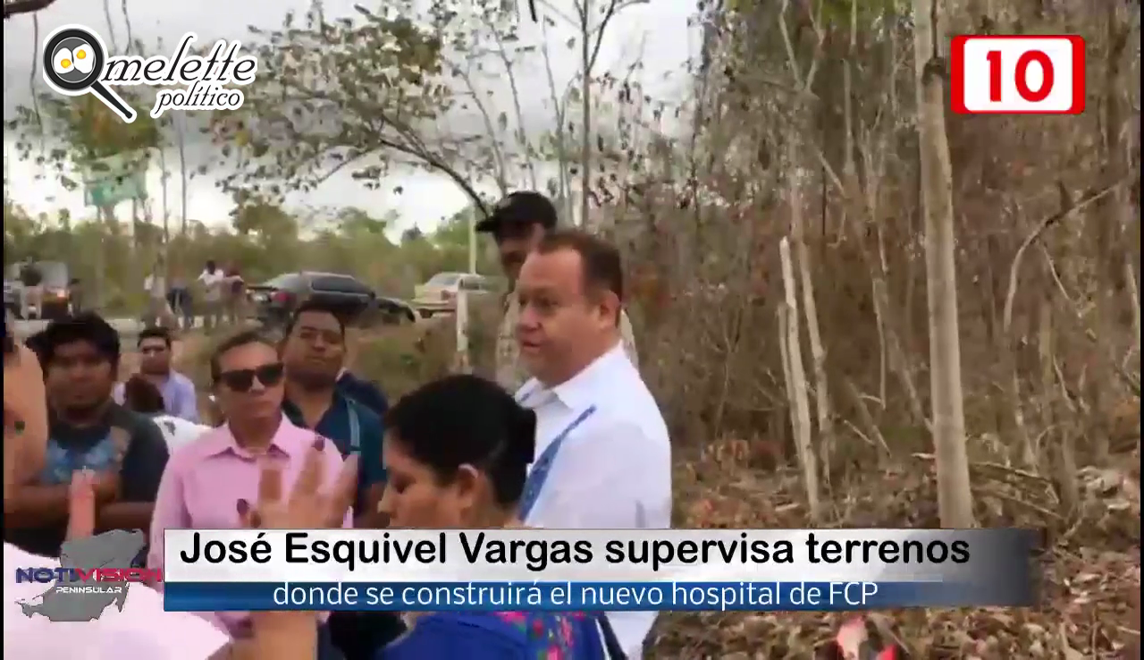 CHACMEX VERIFICA TERRENO DEL HOSPITAL