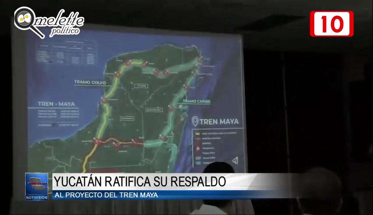 Yucatán ratifica su respaldo al proyecto del Tren Maya