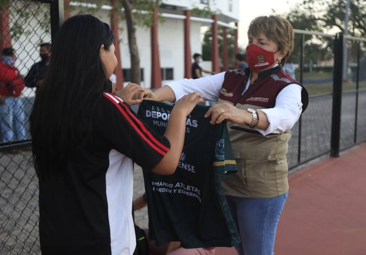 ”El deporte transforma la vida de los jóvenes Solidarenses”: Laura Beristain