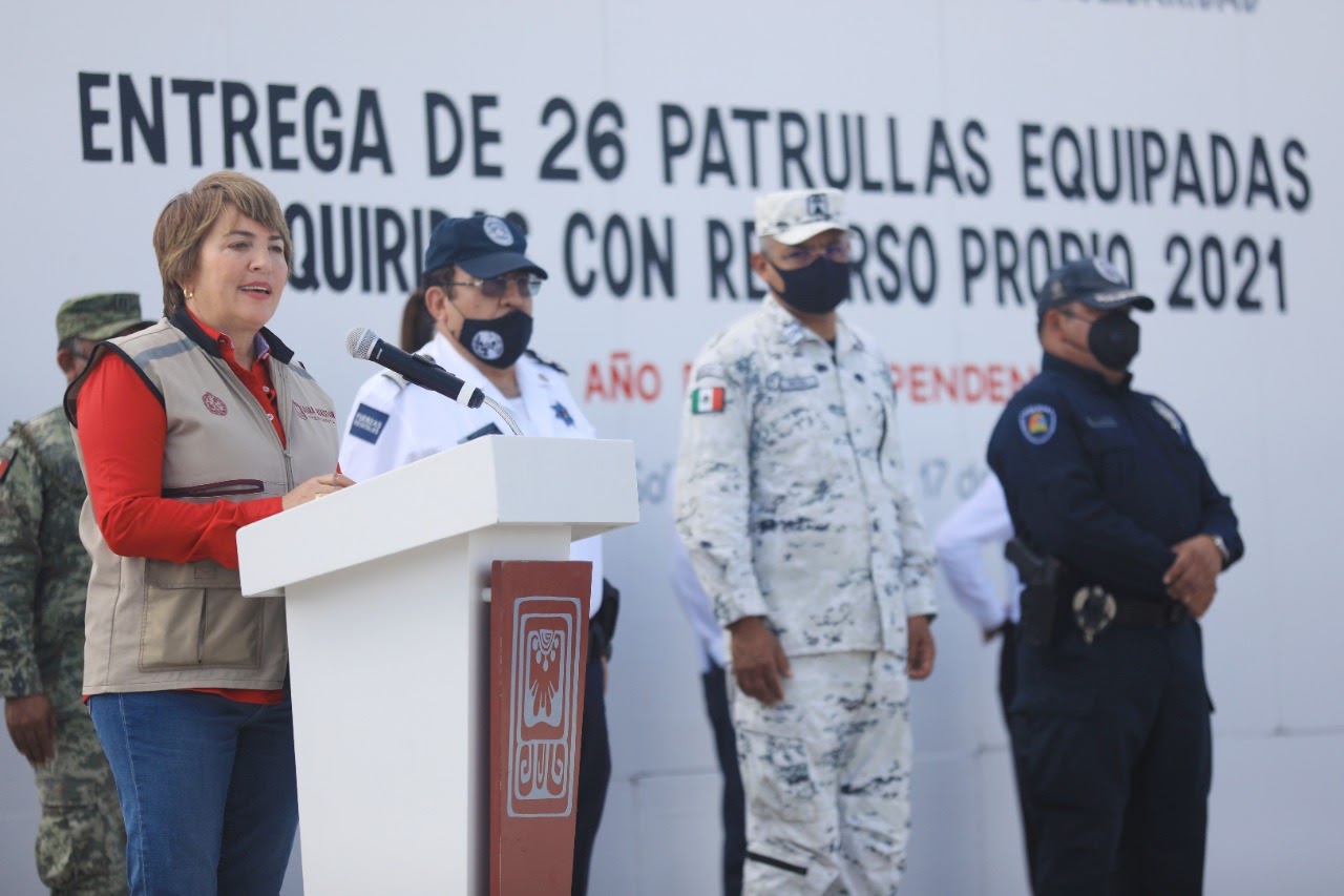 Laura Beristain fortalece la seguridad en Solidaridad con 26 nuevas patrullas