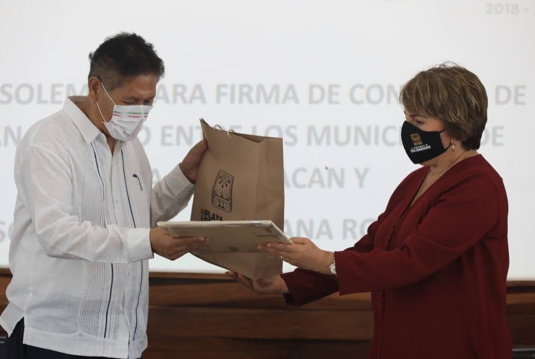 Firman convenio de hermanamiento Solidaridad y Morelia