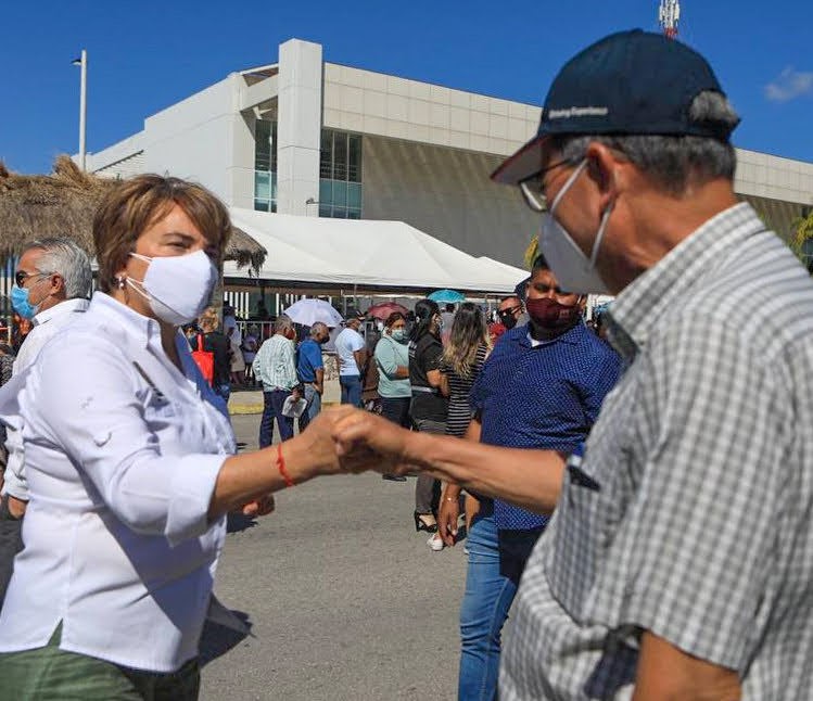 Concluye con éxito en Solidaridad aplicación de segundo lote de vacunas contra la Covid-19