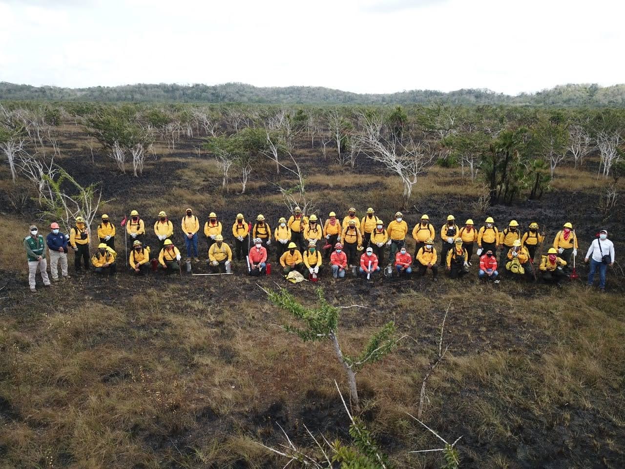 Situación de incendios forestales en Quintana Roo al 13 de abril