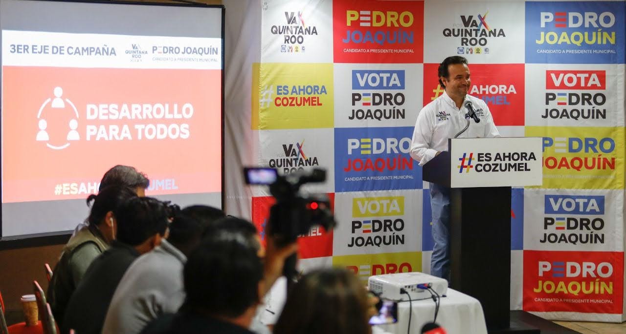 Afirma Pedro Joaquín al presentar 11 nuevos compromisos de campaña de su tercer eje “Desarrollo para Todos”
