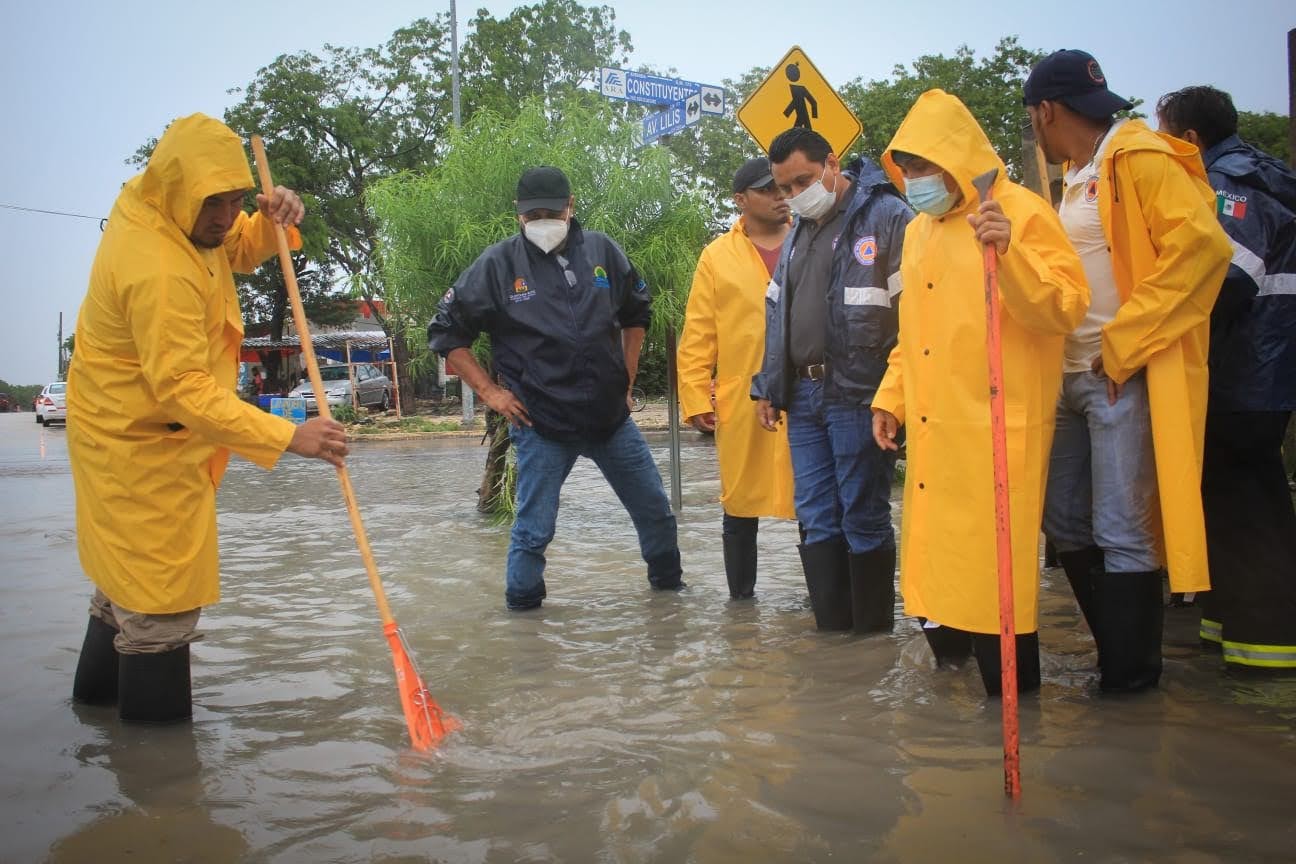 Refuerza Gobierno de Solidaridad medidas de prevención ante fuertes lluvias