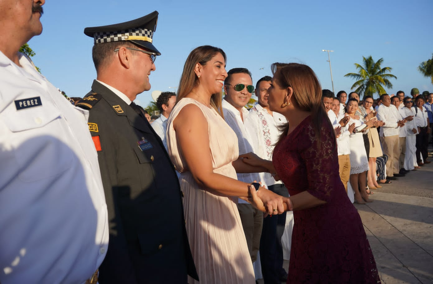 ACOMPAÑA MARYBEL VILLEGAS A MARA LEZAMA EN LA PRESENTACIÓN DEL PLAN ESTATAL DE DESARROLLO 2023-2027