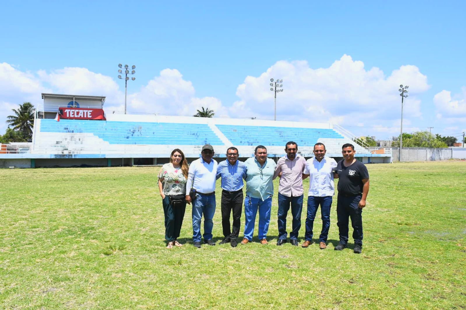 TODO LISTO PARA EL PARTIDO DE FUTBOL DE “LEYENDAS” EN EL ESTADIO 10 DE ABRIL