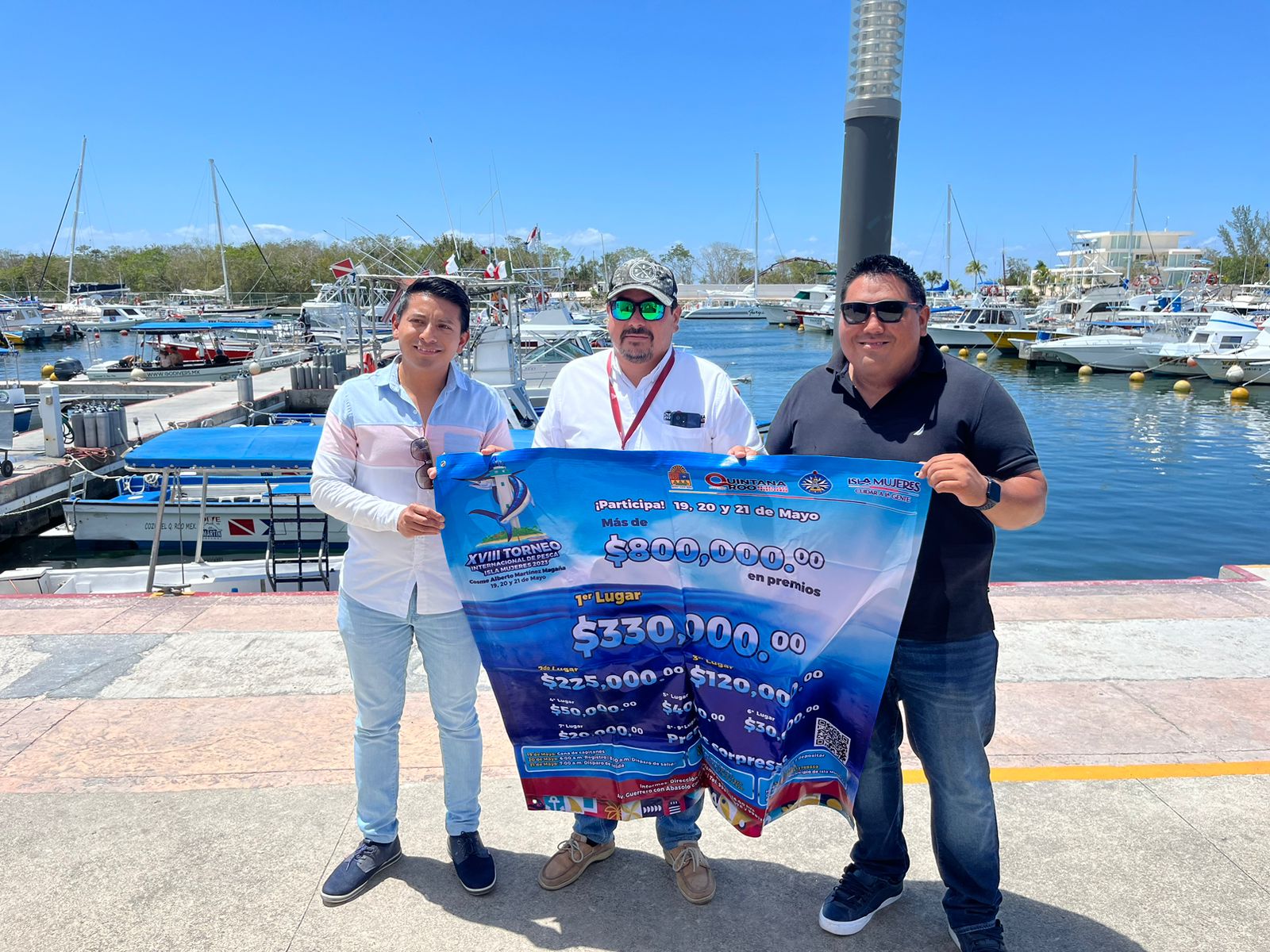 Atenea Gómez promueve el Torneo Internacional de Pesca de Isla Mujeres “Cosme Alberto Martínez Magaña”
