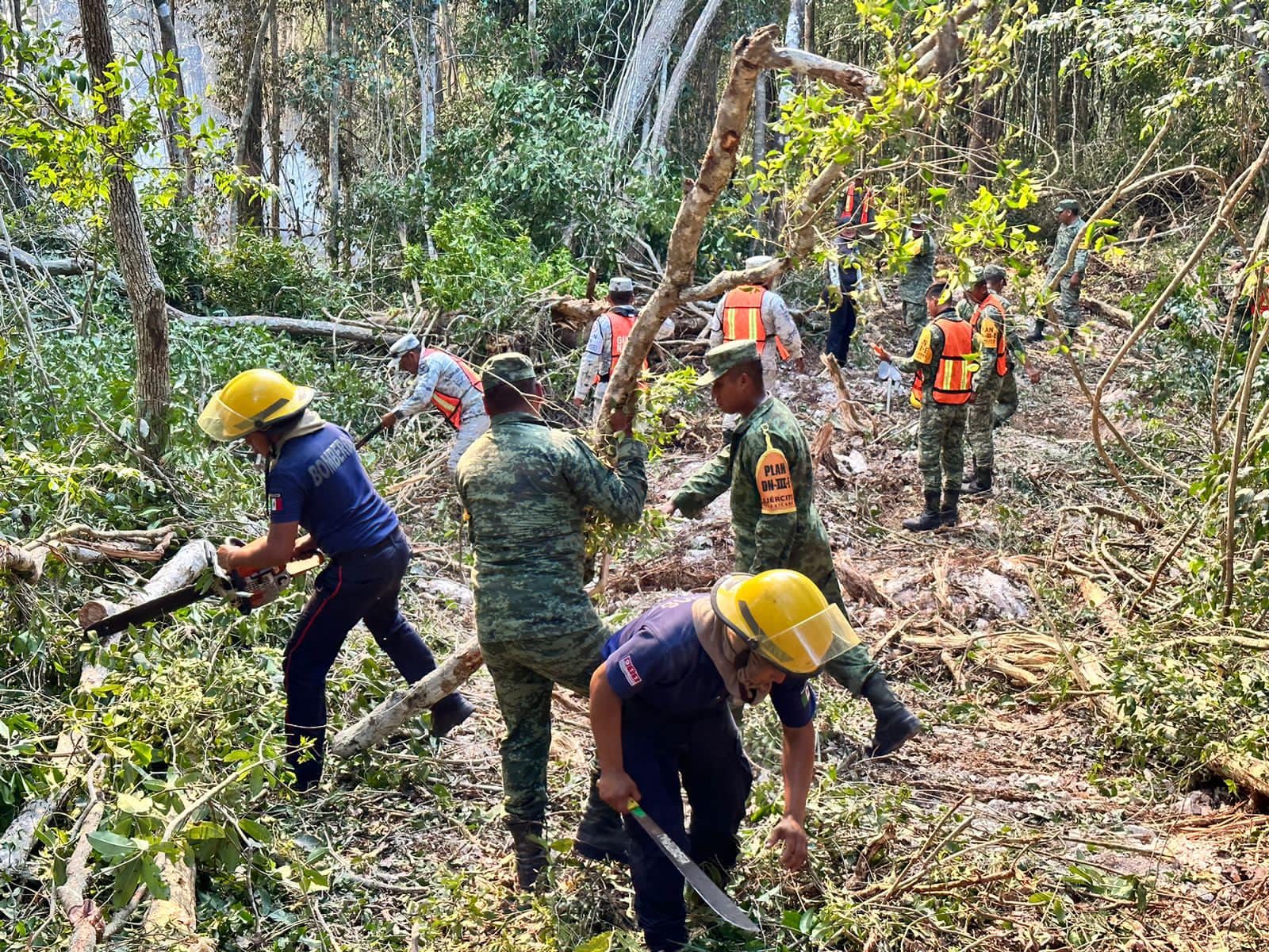 El relleno sanitario de Tulum comenzó a incendiarse, por lo que ya combaten estas llamas personal de los tres niveles de gobierno.