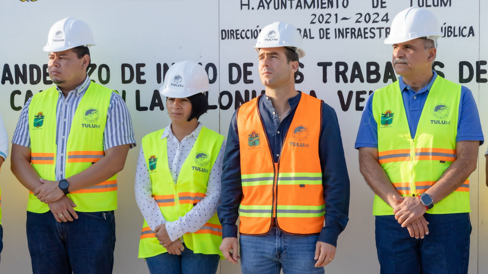 Diego Castañón da banderazo a dos importantes obras en Tulum