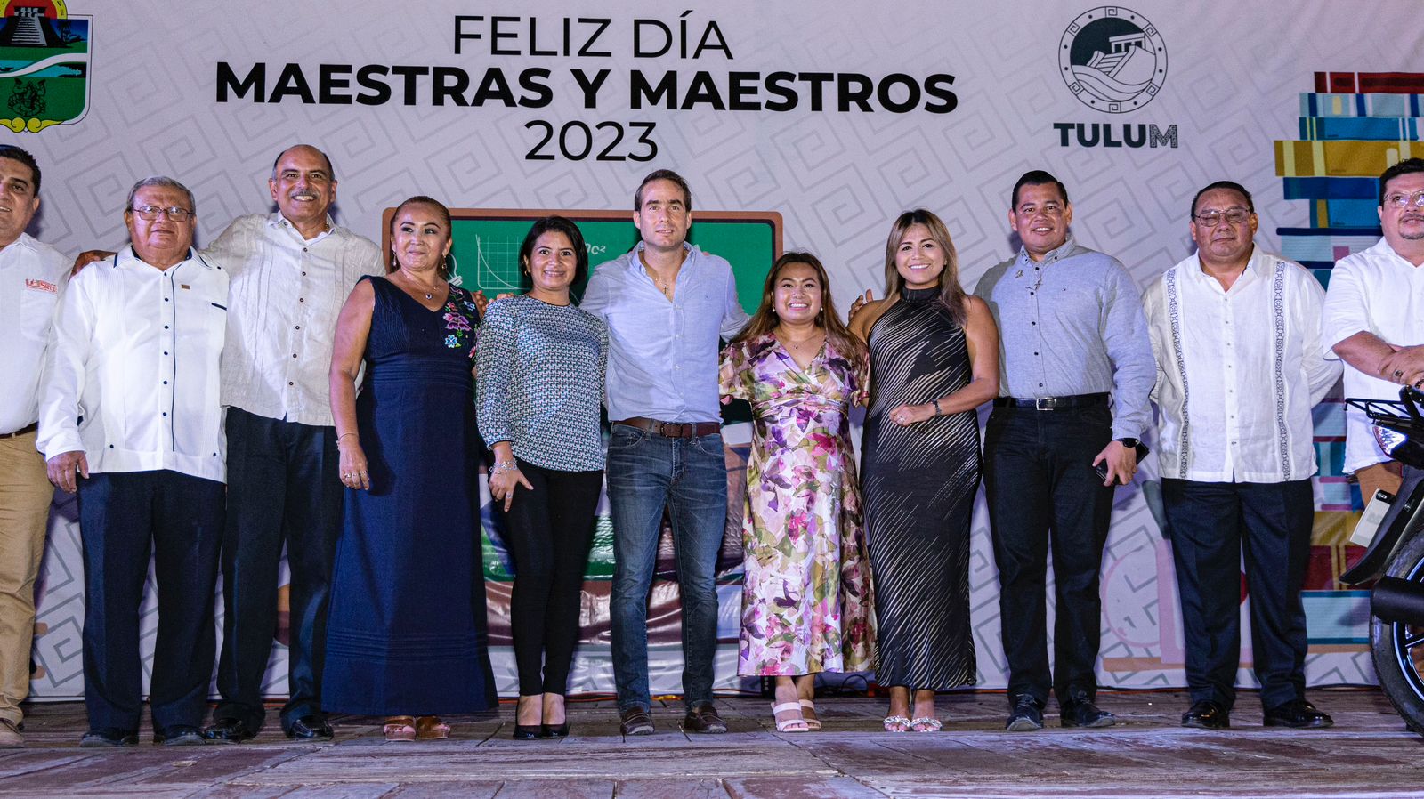 Con cena de gala, Diego Castañón celebra a las y los maestros de Tulum