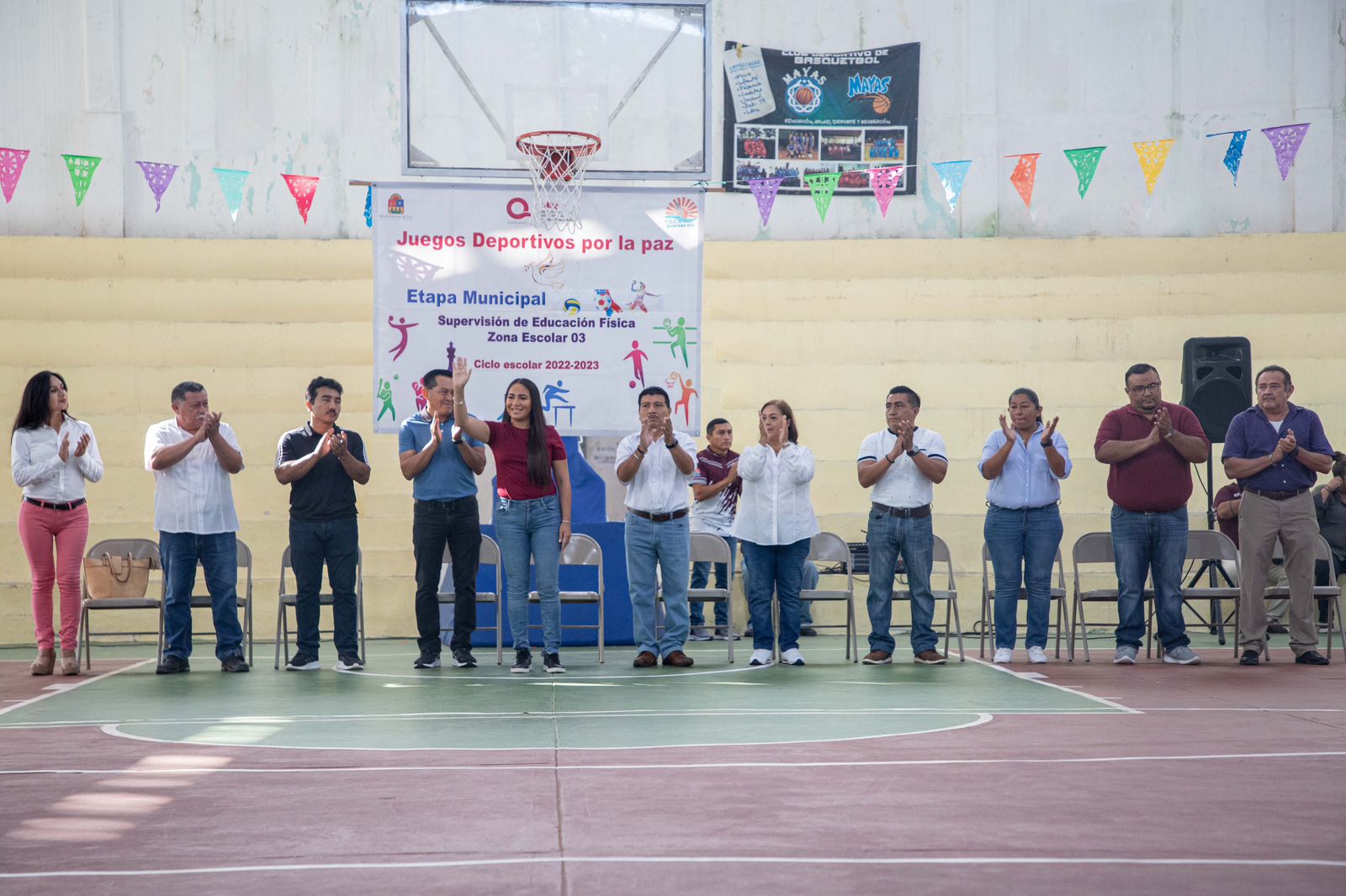 Mary Hernández activa Juegos Deportivos Escolares en Felipe Carrillo Puerto