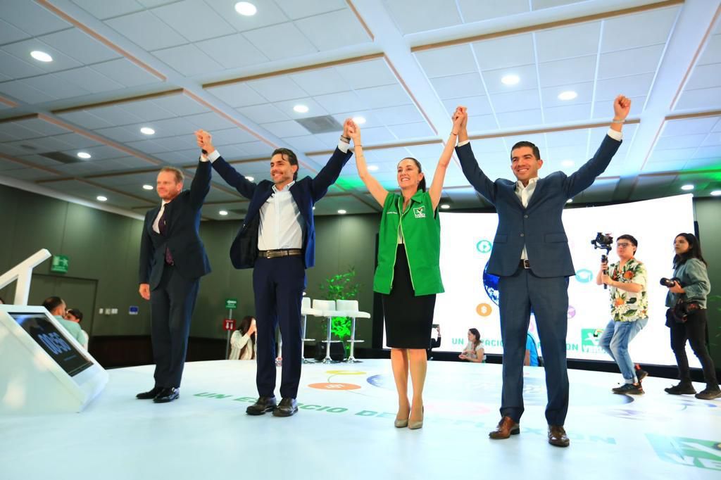 Partido Verde respalda a Claudia Sheinbaum para la presidencia de la República en su Convención Nacional