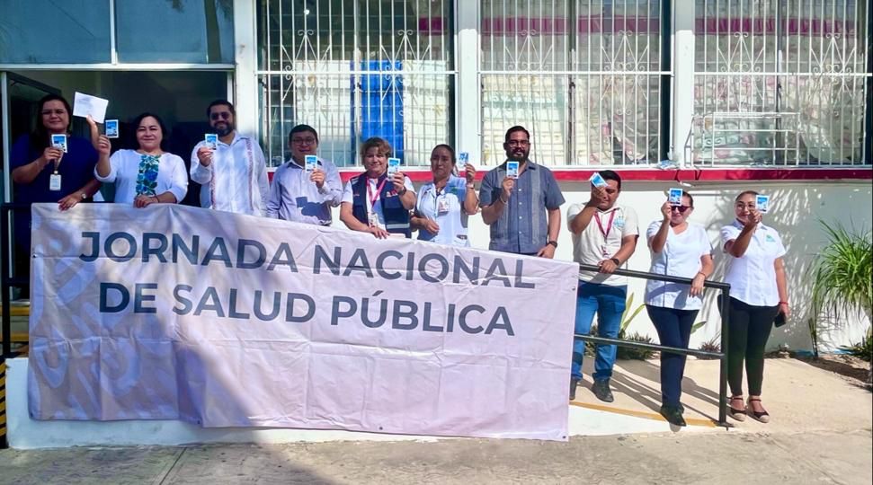 Arranca la Jornada Nacional de Salud Pública en Felipe Carrillo Puerto bajo el lema “Comunidad sana, comunidad fuerte”