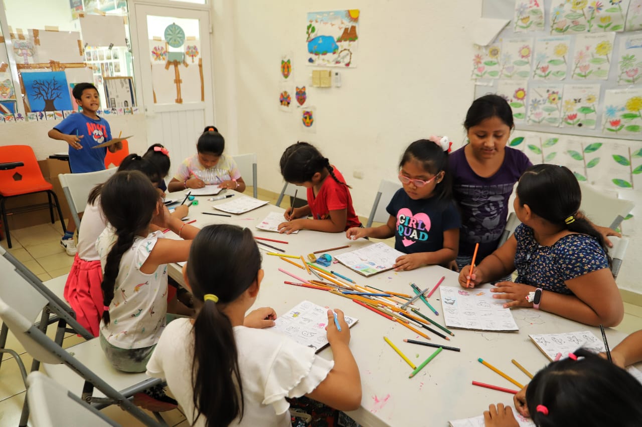 Atenea Gómez promueve la sana convivencia infantil en estas vacaciones con el curso “Juego, aprendo y me divierto” en el Centro de Desarrollo Comunitario de la Zona Continental