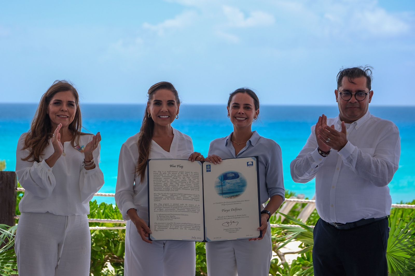 Quintana Roo, líder nacional e internacional en distintivos Blue Flag con las mejores playas