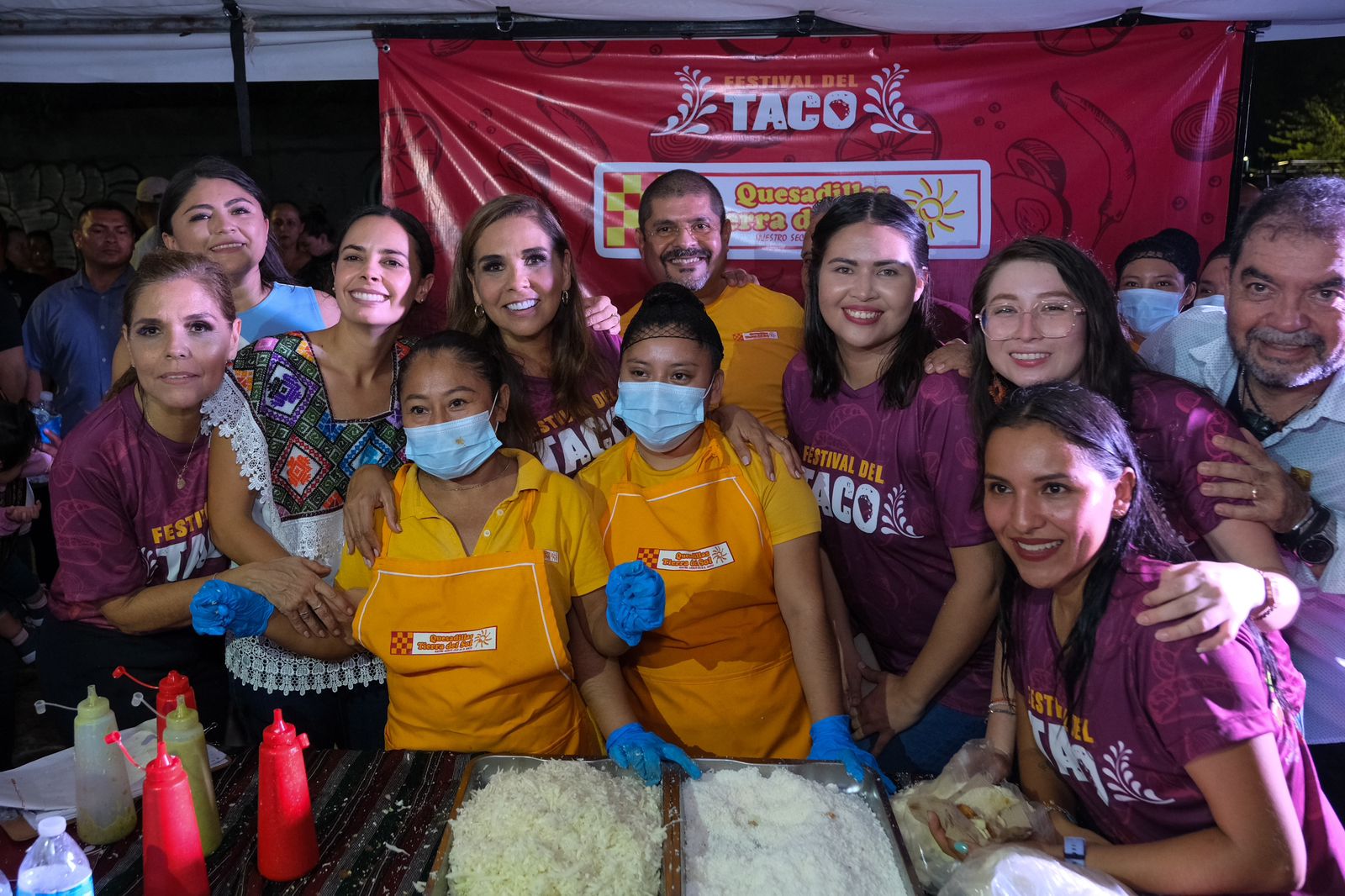 Disfrutan benitojuarenses de más de 60 mil tacos en Festival realizado en Tajamar