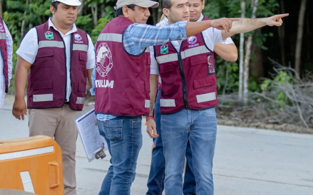 Diego Castañón pone en marcha la segunda etapa de la modernización en la avenida COBÁ Sur.