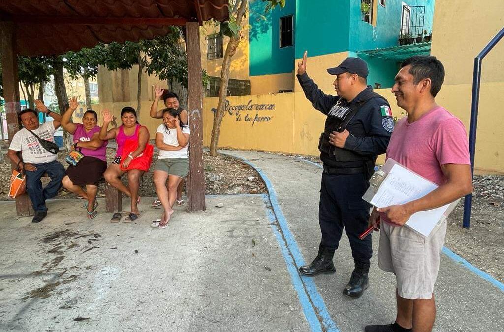 Comités vecinales fomentan la confianza entre el policía y la sociedad para reforzar la vigilancia