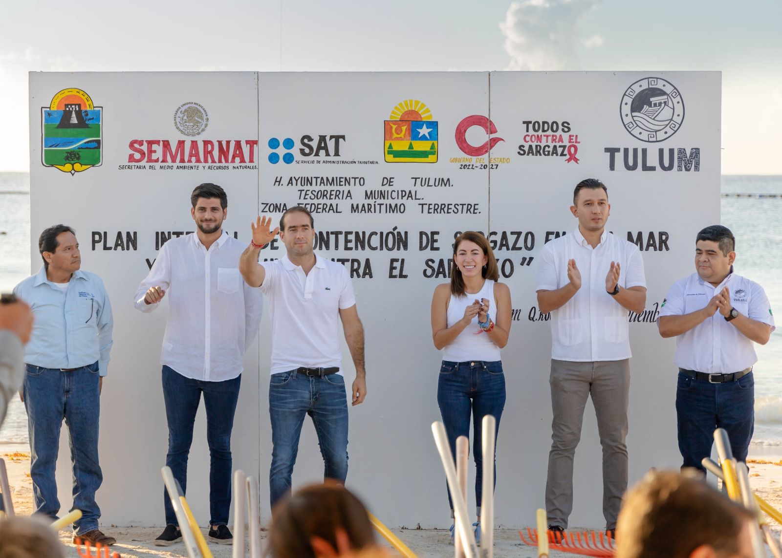 DIEGO CASTAÑÓN ACTIVA PLAN INTEGRAL DE CONTENCIÓN AL SARGAZO Y ENTREGA VEHÍCULOS A LA ZOFEMAT TULUM