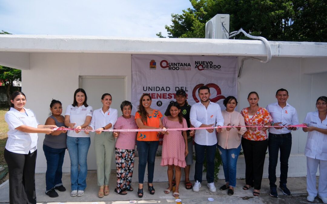 Abre Mara Lezama las puertas de séptima Unidad del Bienestar