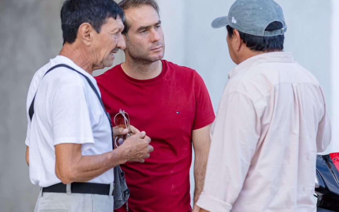 Diego Castañón recorre por segunda ocasión colonias y comunidades de Tulum