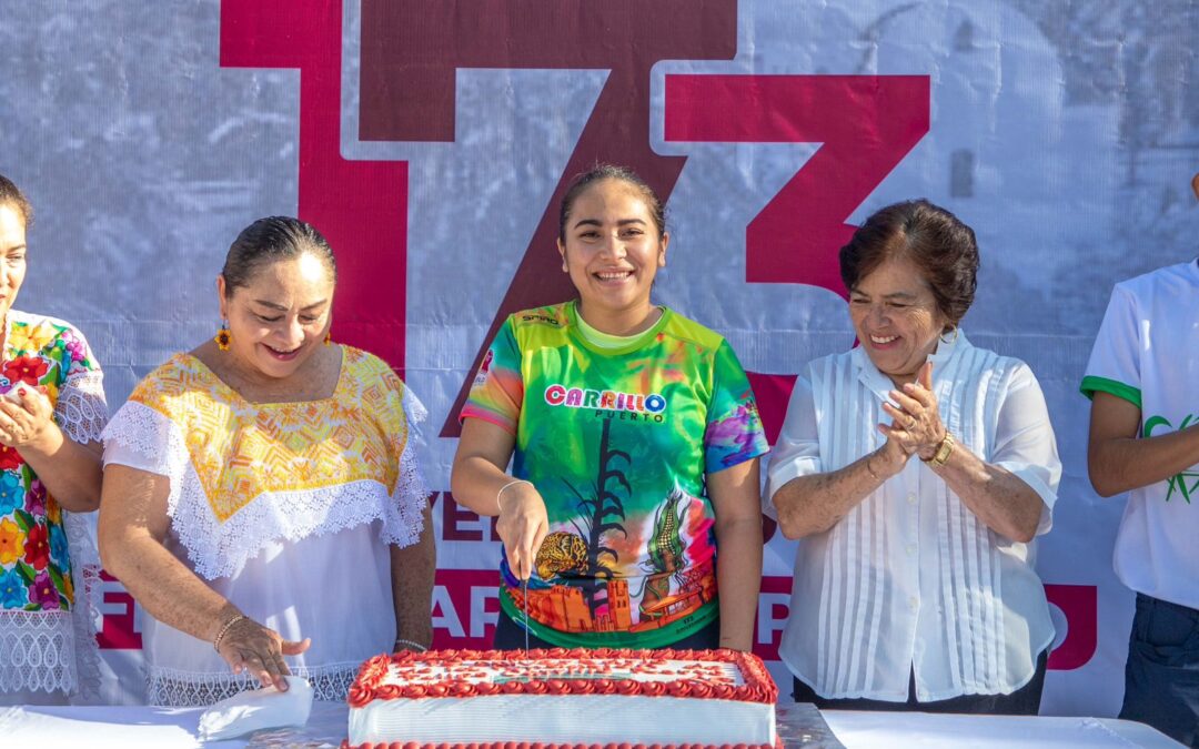 Con ofrenda floral conmemoran 173 años de la Fundación de Chan Santa Cruz -X báalam naaj