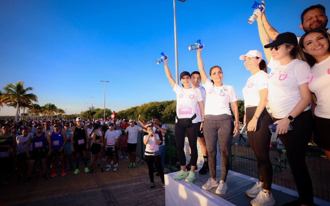 LIDERA ANA PATY PERALTA SEGUNDA CARRERA “CANCÚN NOS UNE POR LAS MUJERES”