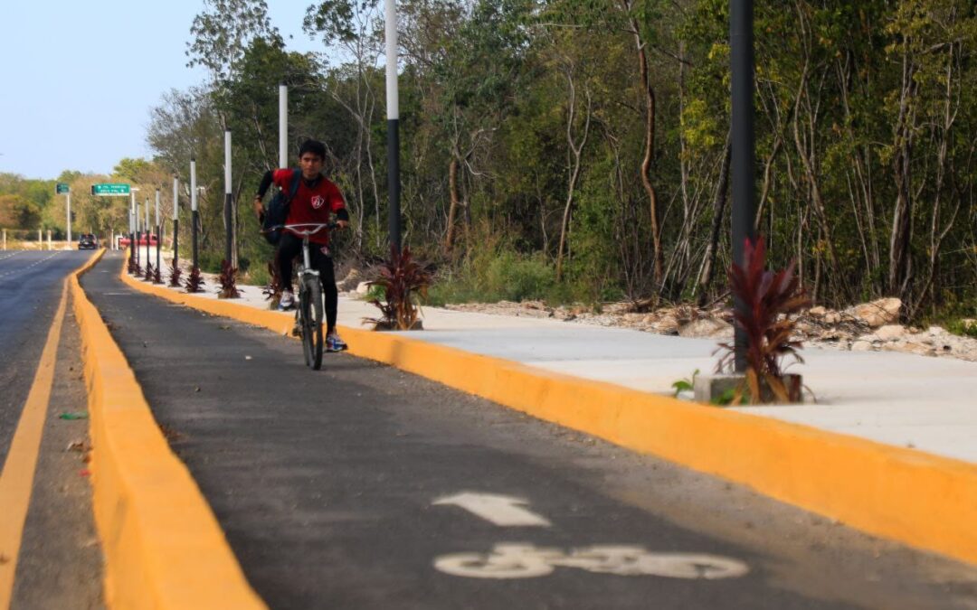 Lili Campos prioriza movilidad de solidarenses con nuevas ciclovías