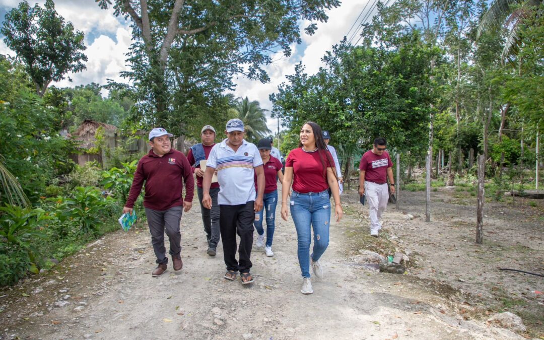 Mary Hernández consolida programas sociales en Felipe Carrillo Puerto