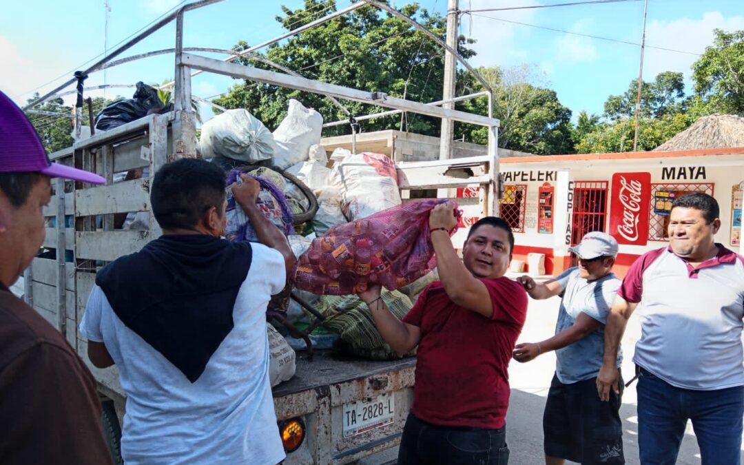 Avanza la descacharrización en Felipe Carrillo Puerto: Chun Yah se sumó a la lucha contra los mosquitos