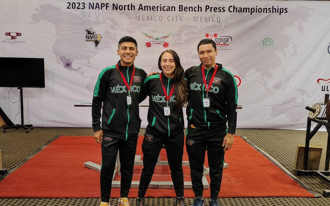 Quintanarroenses dan plata y bronce a México en Campeonato Norteamericano de powerlifting