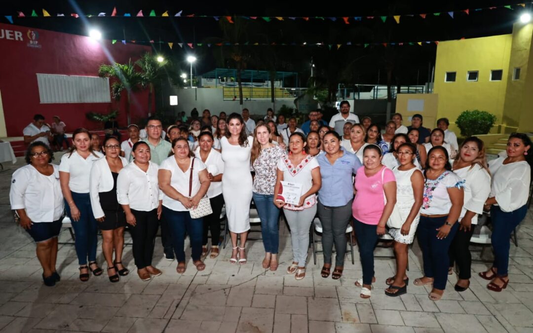 Con trabajo coordinado se impulsan acciones para el empoderamiento de las mujeres en Isla Mujeres