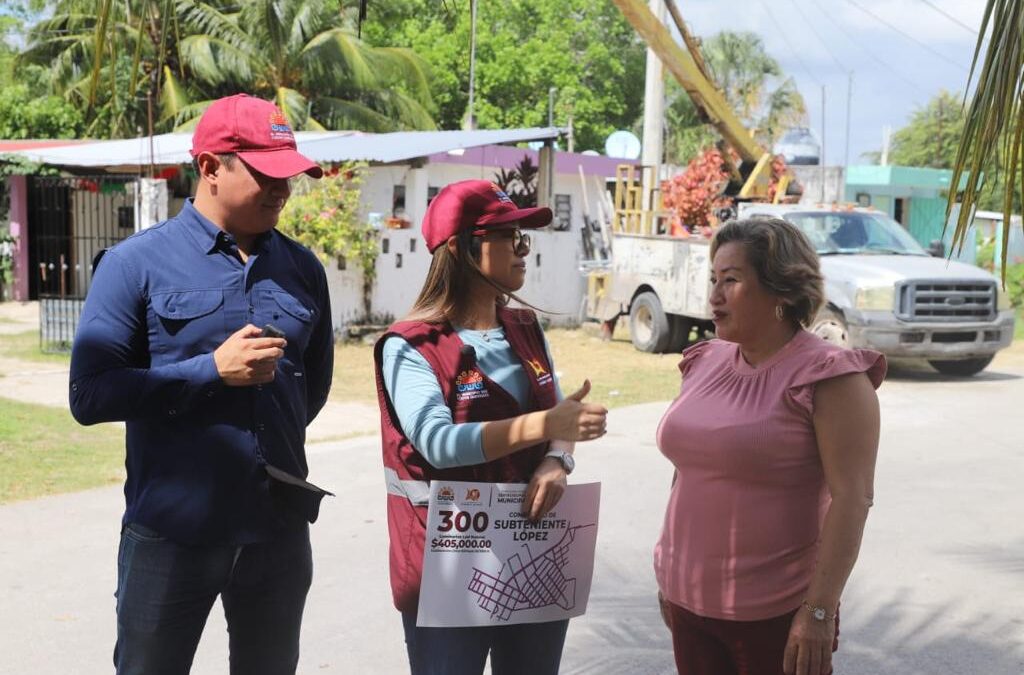 ILUMINACIÓN Y BACHEO CONSTANTES PARA CHETUMAL Y POBLADOS DE OPB