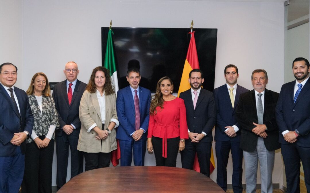 Se reúnen Mara Lezama y el embajador de España Juan Duarte para impulsar crecimiento de Quintana Roo