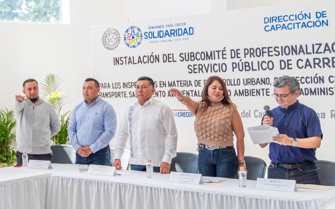 Capacitación profesional a inspectores, para mejor servicio a la población