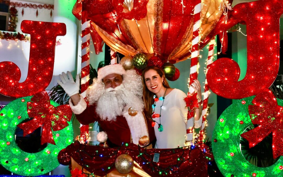 Arranca Navidad con la Gente con el Encendido de Luces del Árbol Navideño en Isla Mujeres