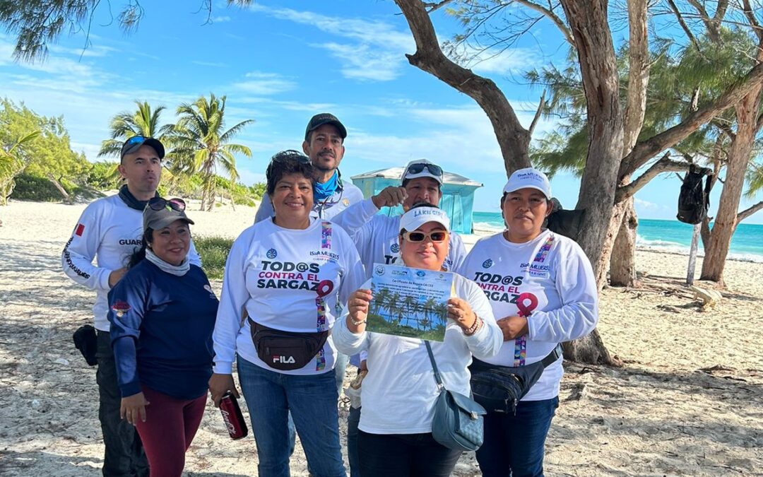 Gobierno de Isla Mujeres promueve exitosa jornada de limpieza en Isla Blanca
