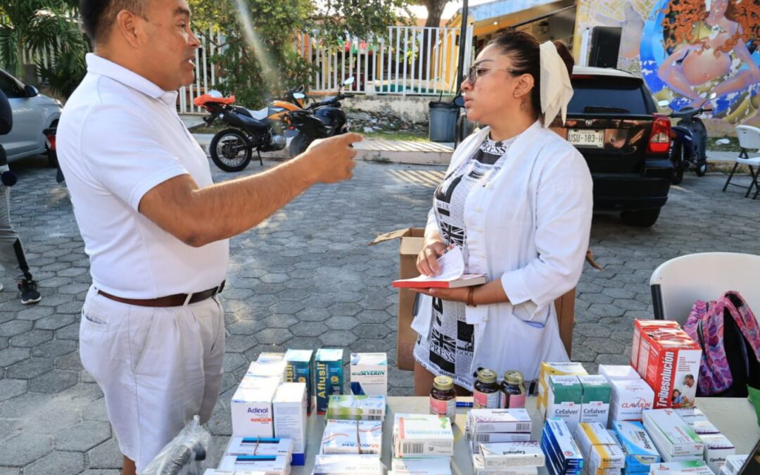 Realizan jornada de Limpiatón en los alrededores del Mercado Municipal ‘Audomaro Magaña’ en Isla Mujeres