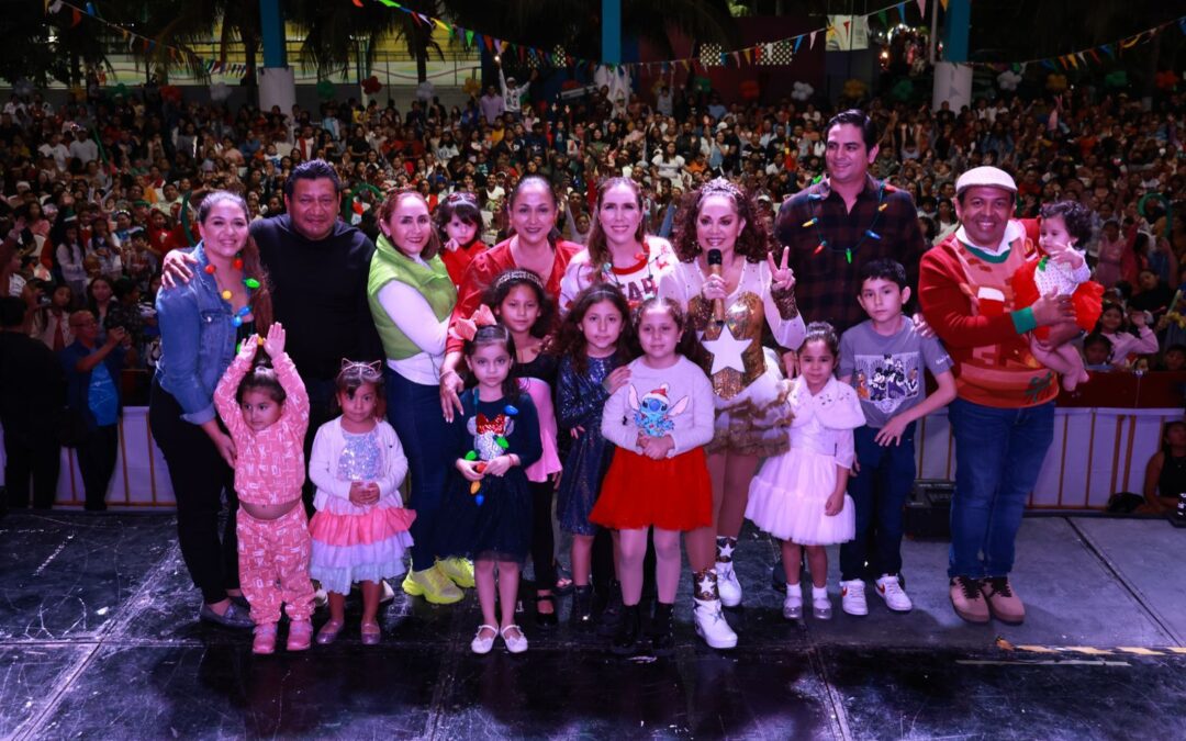 Miles de niñas y niños disfrutaron de la exitosa presentación de Tatiana en Isla Mujeres
